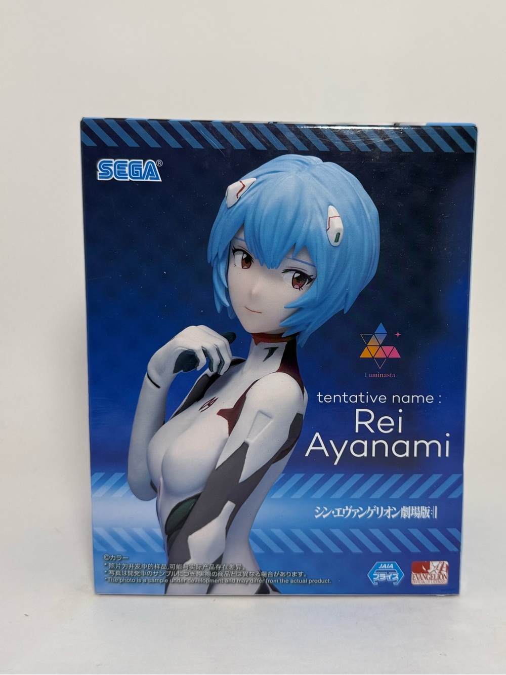 SEGA Rei Ayanami Blue Figure - Tentative Name Collectible